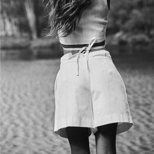 Zara Linen Blend Shorts